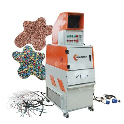 Kleine spullen van koperkabelgranulaatormachine Type Mini-machine voor het recyclen van koperdraad
