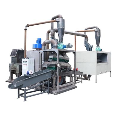 99% sorteringspercentage elektrostatische koperdraadschroot-breker recyclingmachine koperpvc-separatie-installatie