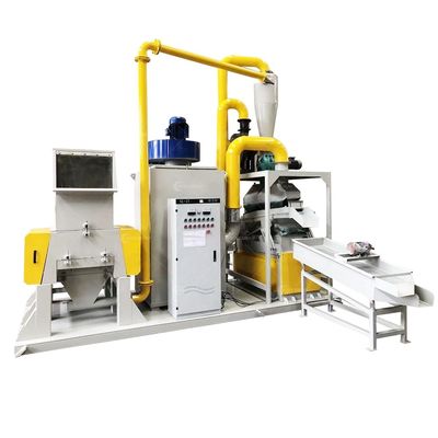 99% sorteringspercentage elektrostatische koperdraadschroot-breker recyclingmachine koperpvc-separatie-installatie