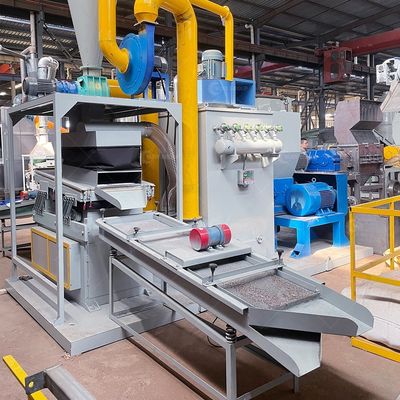 99% sorteringspercentage elektrostatische koperdraadschroot-breker recyclingmachine koperpvc-separatie-installatie