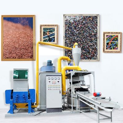 Video Uitgaande-inspectie Draadbrekende Granulatie-machine voor het recyclen van kabeldraad