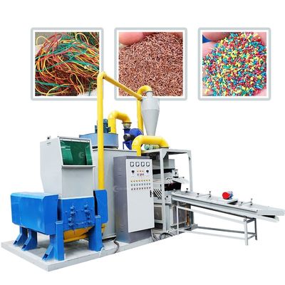Video Uitgaande-inspectie Draadbrekende Granulatie-machine voor het recyclen van kabeldraad