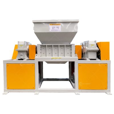 PLC-gecontroleerde dubbele schacht shredder voor houten doos karton papier plastic recycling