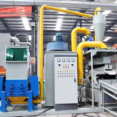 Geïsoleerde granulator voor het recyclen van vaste koperdraad met video-uitgaande inspectie