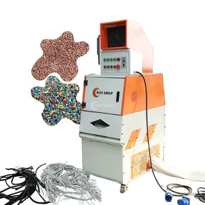 30-50 kg/uur koperdraad recycling machine mini kabel granulator voor het vastbinden van kabel draden