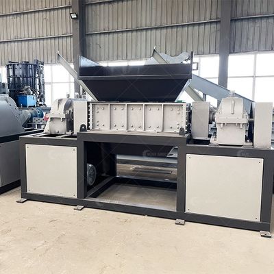 15kW vermogen dubbele schacht versnipper voor glasvezel en aluminium blikken versnippering machine