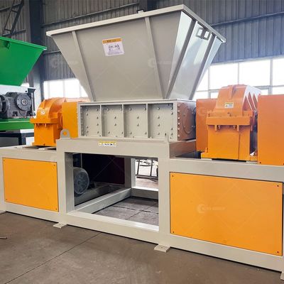 15kW vermogen dubbele schacht versnipper voor glasvezel en aluminium blikken versnippering machine