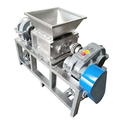 100-1000 kg/h Capaciteit Mini Double Shaft Shredder voor Schroot Auto Bottom Lines Afvaldraad