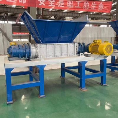 Multifunktioneel dubbele schacht versnipperingsapparaat voor metalen blikken met legeringsmateriaal