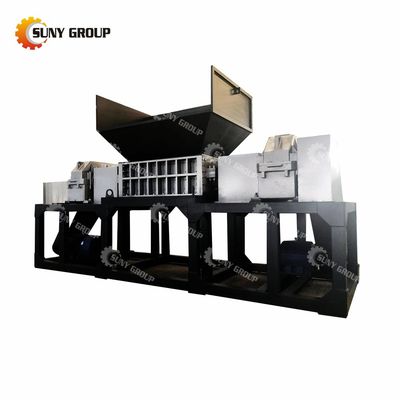 800-5000 kg/uur capaciteit Twee-astende breekmachine voor industriële kartonverwerking