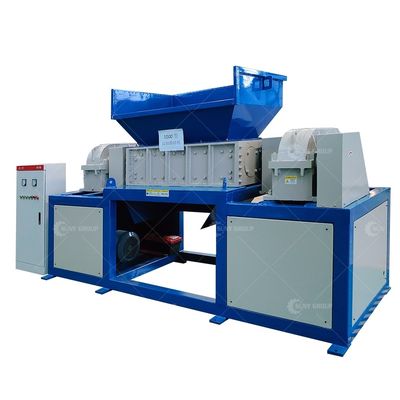 15kW dubbele schacht schrootmotor Metalenbreker voor gebruikte auto schelp versnipperende machine