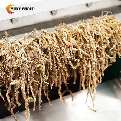 Snelle levering 220V Krimpel geslepen papier Kerst Raffia Shredder met 4kw Power