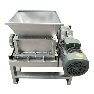 Compact ontwerp 380V/50Hz Spanning Mini Double Shaft Shredder voor kleine productie