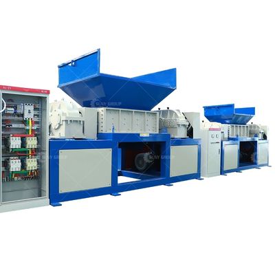 Doppelschachtschroefmachine voor het recyclen van metaalafval van pu-schuim