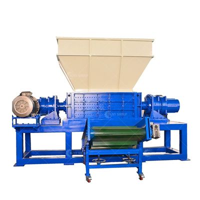 Doppelschachtschroefmachine voor het recyclen van metaalafval van pu-schuim