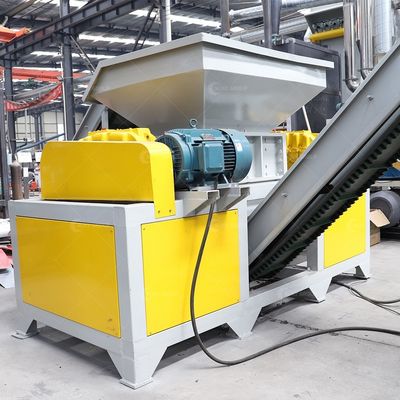 Multifunktioneel houtvernielmachine voor het versnipperen van papier en metalen met dubbele schacht