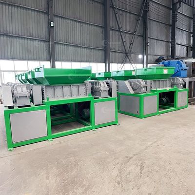 Aanpasbare messen Dubbele schacht Schroot Computer Board Shredder voor de productie van Plant