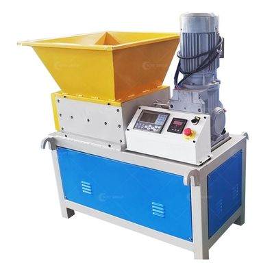 800-5000 kg/uur capaciteit Kleine dubbele schacht versnipper voor papier om aan de behoeften van de klant te voldoen